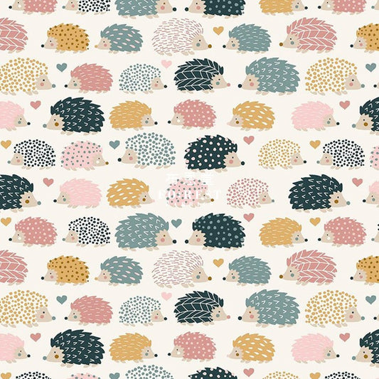 cotton - Prickles hedgehog fabric - FO:REST Fabric 布恩堂Liberty fabrictana lawnjapanese fabricykk zipper