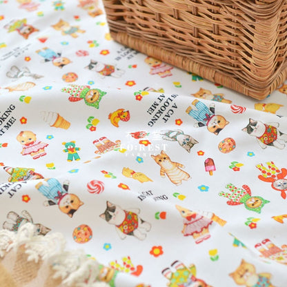 cotton - Princess Rumi Fabric - FO:REST Fabric 布恩堂Liberty fabrictana lawnjapanese fabricykk zipper