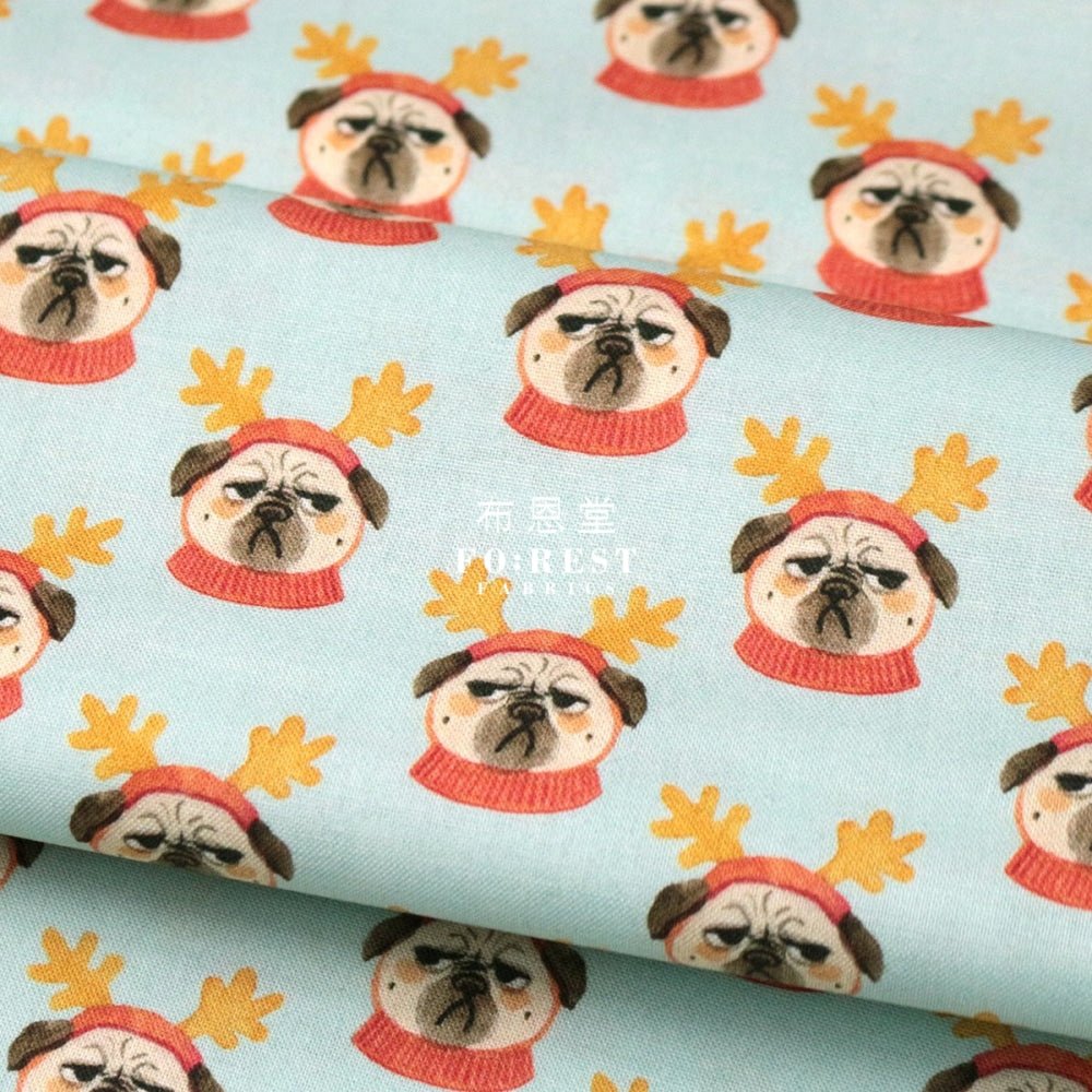 cotton - PUG PUG fabric - FO:REST Fabric 布恩堂Liberty fabrictana lawnjapanese fabricykk zipper