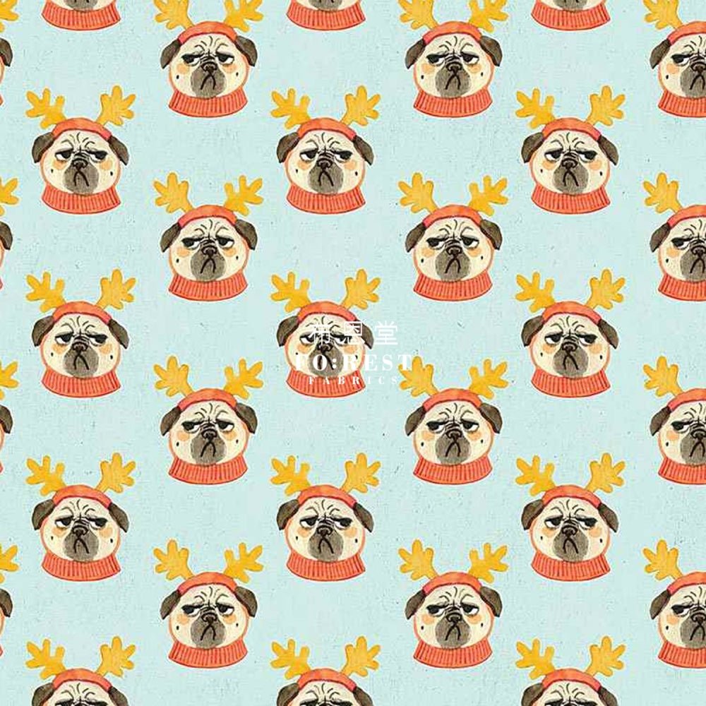 cotton - PUG PUG fabric - FO:REST Fabric 布恩堂Liberty fabrictana lawnjapanese fabricykk zipper