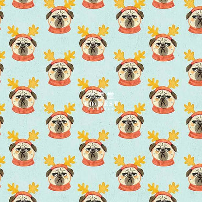 cotton - PUG PUG fabric - FO:REST Fabric 布恩堂Liberty fabrictana lawnjapanese fabricykk zipper