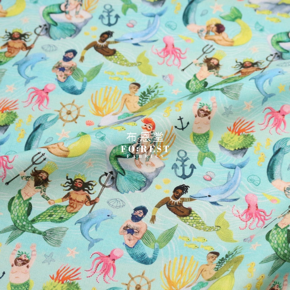 Cotton - Queen Of The Sea Fabric