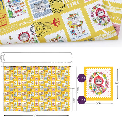 Cotton - Rumis Stamp Fabric