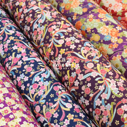 Cotton - Sakura Fabric Purple Cotton