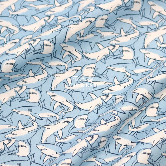 Cotton - Shark Infested Waters Fabric