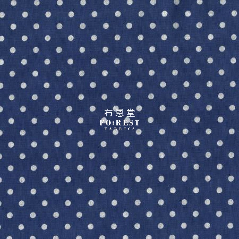 cotton - Shiny Circle Dot fabric - FO:REST Fabric 布恩堂Liberty fabrictana lawnjapanese fabricykk zipper