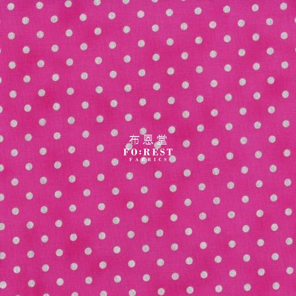 cotton - Shiny Circle Dot fabric - FO:REST Fabric 布恩堂Liberty fabrictana lawnjapanese fabricykk zipper