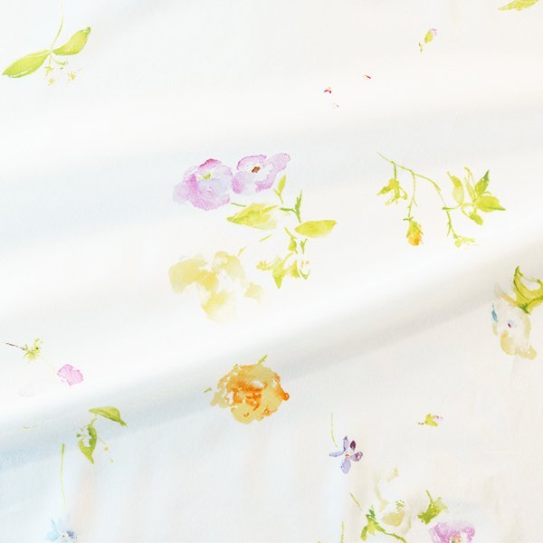 cotton silk - New morning Ⅰ A - Nani Iro fabric 絲棉 - FO:REST Fabric 布恩堂Liberty fabrictana lawnjapanese fabricykk zipper