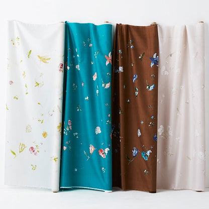 cotton silk - New morning Ⅰ A - Nani Iro fabric 絲棉 - FO:REST Fabric 布恩堂Liberty fabrictana lawnjapanese fabricykk zipper
