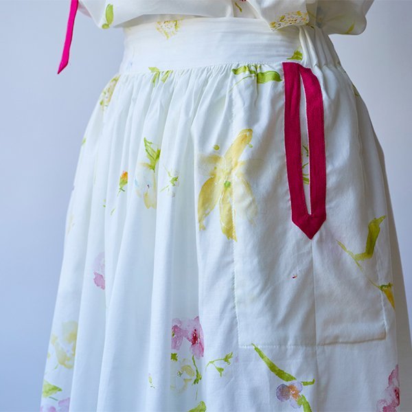 cotton silk - New morning Ⅰ A - Nani Iro fabric 絲棉 - FO:REST Fabric 布恩堂Liberty fabrictana lawnjapanese fabricykk zipper