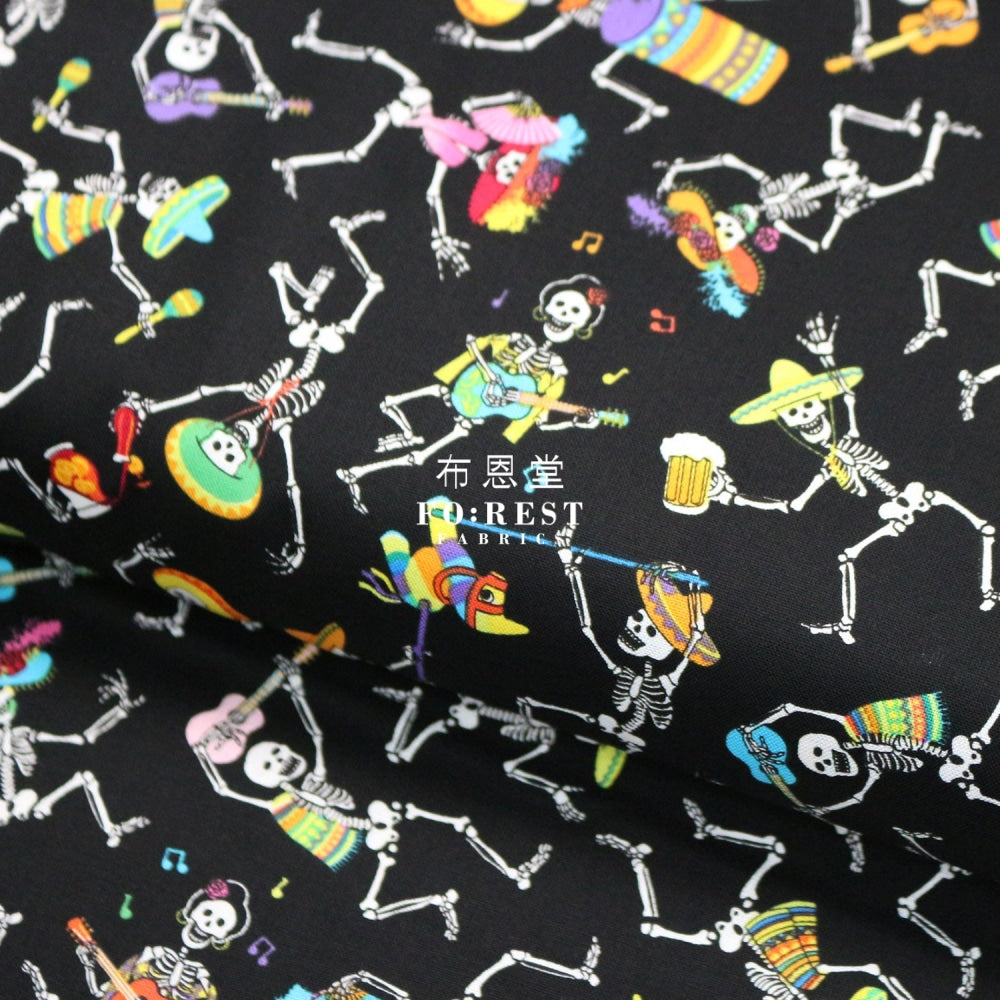Cotton - Skeletons Party Fabric