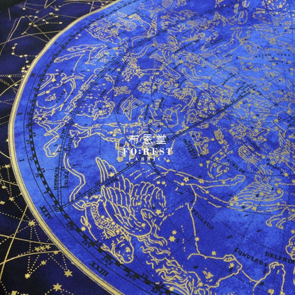 cotton - Star Maps Panel Metallic fabric - FO:REST Fabric 布恩堂Liberty fabrictana lawnjapanese fabricykk zipper