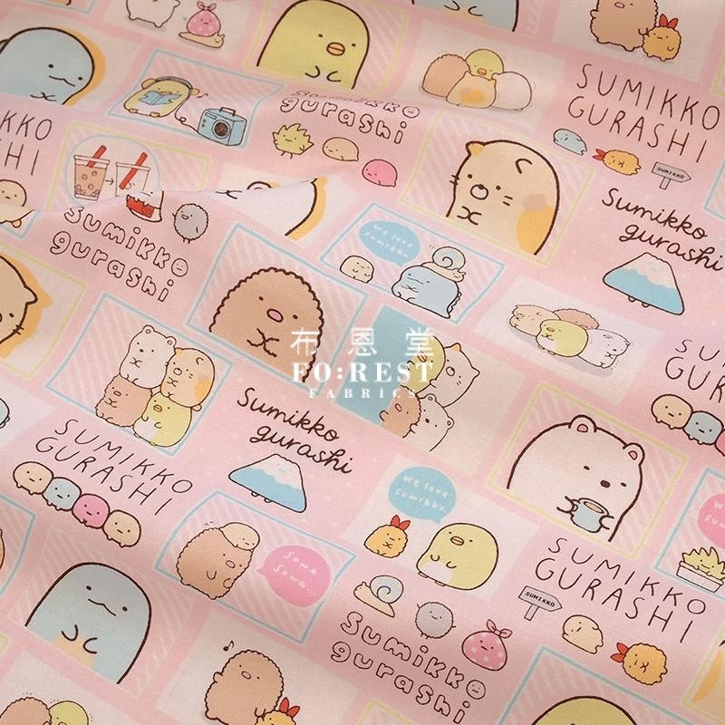 cotton - Sumikko Gurashi (member) - FO:REST Fabric 布恩堂Liberty fabrictana lawnjapanese fabricykk zipper