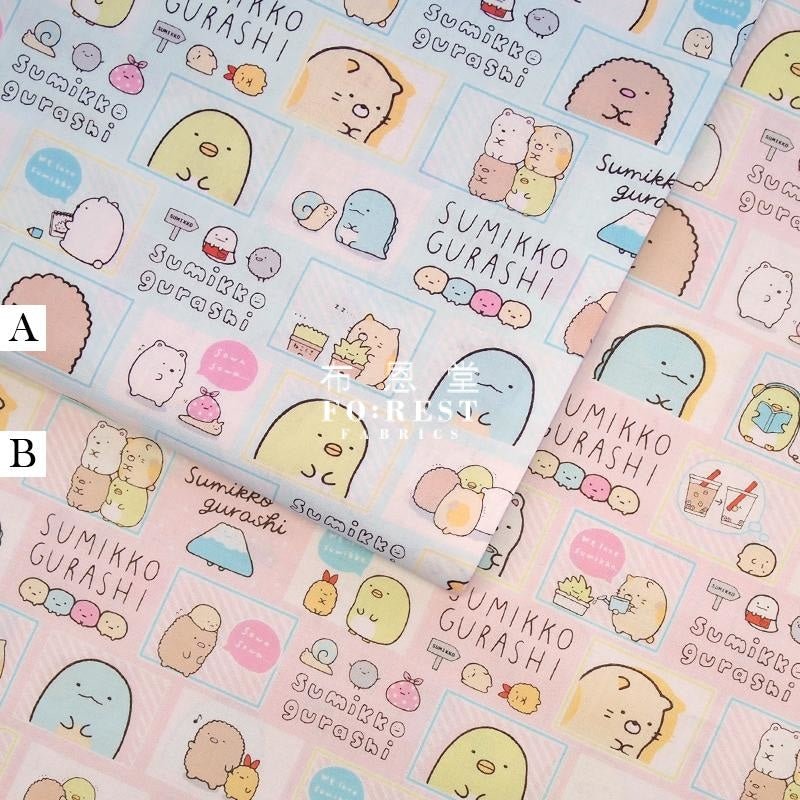 cotton - Sumikko Gurashi (member) - FO:REST Fabric 布恩堂Liberty fabrictana lawnjapanese fabricykk zipper