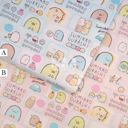 cotton - Sumikko Gurashi (member) - FO:REST Fabric 布恩堂Liberty fabrictana lawnjapanese fabricykk zipper