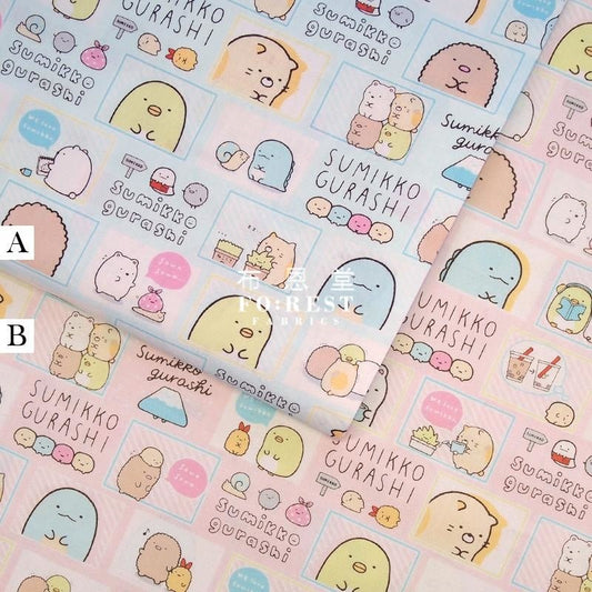 cotton - Sumikko Gurashi (member) - FO:REST Fabric 布恩堂Liberty fabrictana lawnjapanese fabricykk zipper