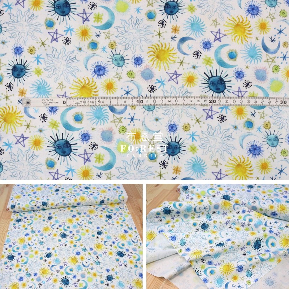 cotton - SUN & MOOON fabric - FO:REST Fabric 布恩堂Liberty fabrictana lawnjapanese fabricykk zipper