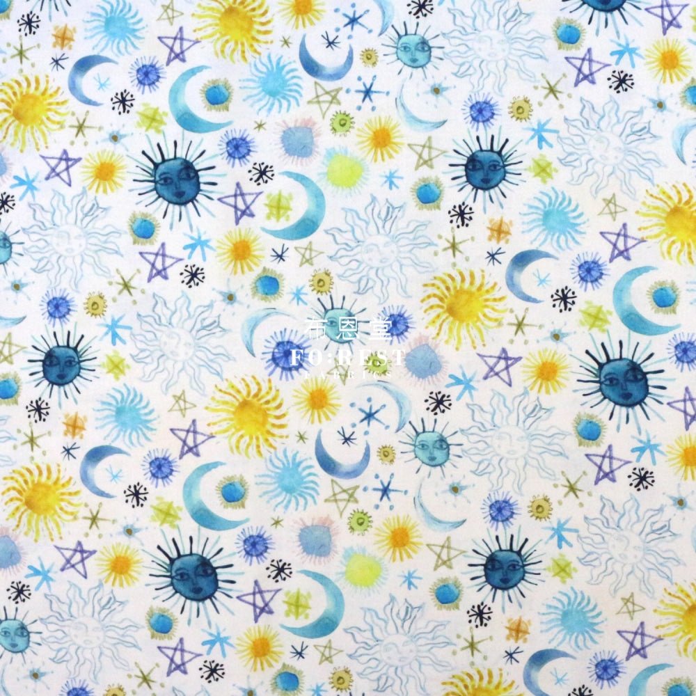 cotton - SUN & MOOON fabric - FO:REST Fabric 布恩堂Liberty fabrictana lawnjapanese fabricykk zipper