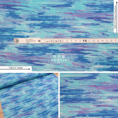 Cotton - Sunset Fabric Blue