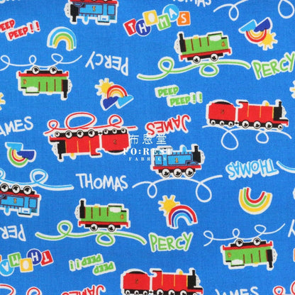 Cotton - Thomas and his friends fabric (member) - FO:REST Fabric 布恩堂Liberty fabrictana lawnjapanese fabricykk zipper