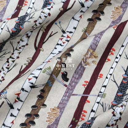 Cotton - Tree Strip Fabric