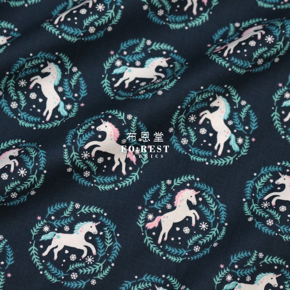 cotton - Unicorn Cameo fabric - FO:REST Fabric 布恩堂Liberty fabrictana lawnjapanese fabricykk zipper