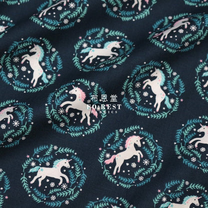 cotton - Unicorn Cameo fabric - FO:REST Fabric 布恩堂Liberty fabrictana lawnjapanese fabricykk zipper