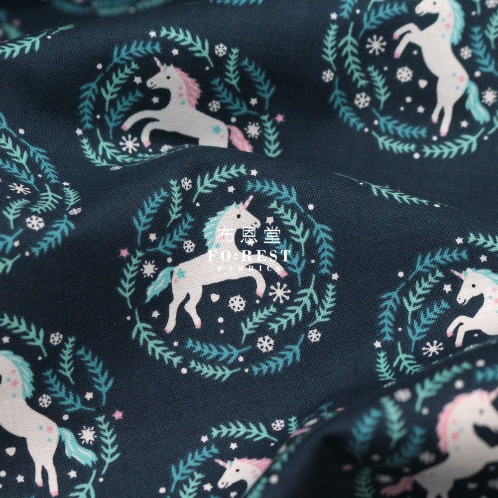 cotton - Unicorn Cameo fabric - FO:REST Fabric 布恩堂Liberty fabrictana lawnjapanese fabricykk zipper