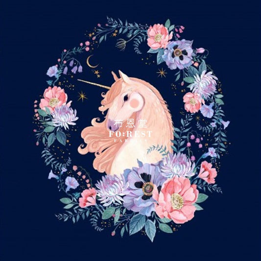 cotton - Unicorn Dreams PANEL fabric - FO:REST Fabric 布恩堂Liberty fabrictana lawnjapanese fabricykk zipper