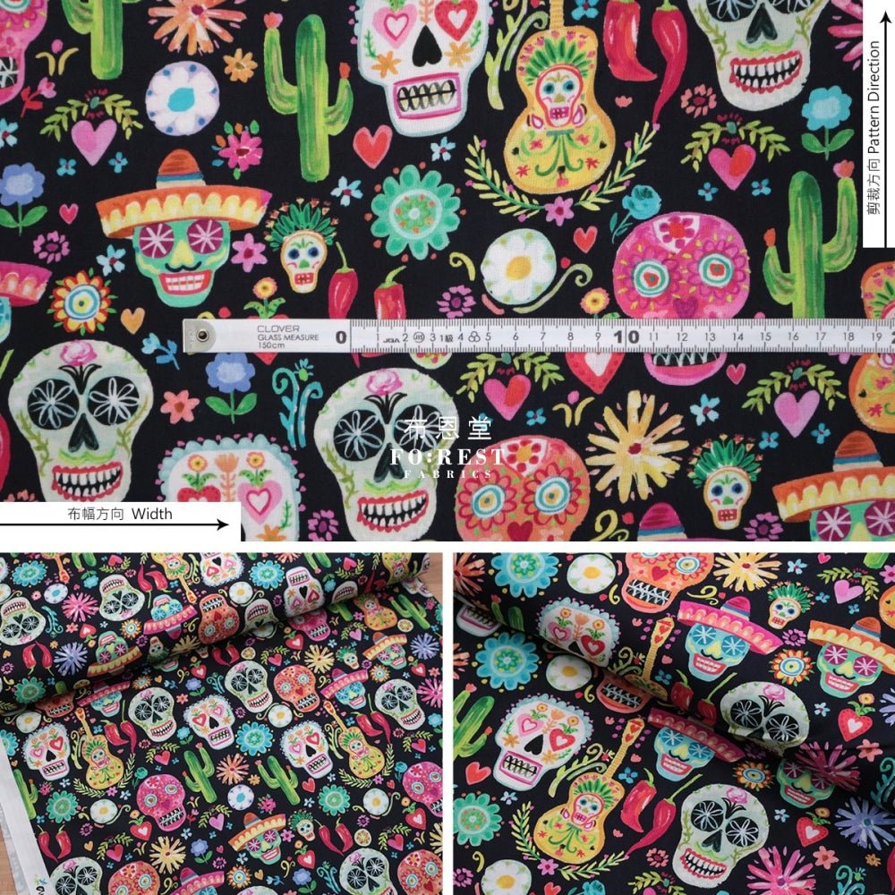cotton - VIVA MEXICO COCO fabric - FO:REST Fabric 布恩堂Liberty fabrictana lawnjapanese fabricykk zipper