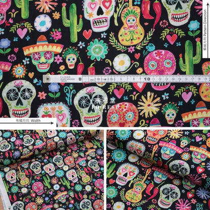 cotton - VIVA MEXICO COCO fabric - FO:REST Fabric 布恩堂Liberty fabrictana lawnjapanese fabricykk zipper
