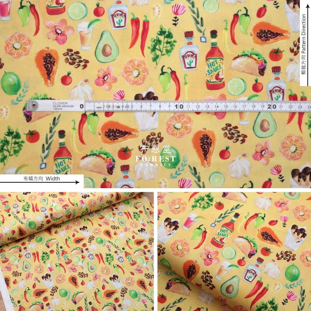 cotton - VIVA MEXICO COCO fabric - FO:REST Fabric 布恩堂Liberty fabrictana lawnjapanese fabricykk zipper