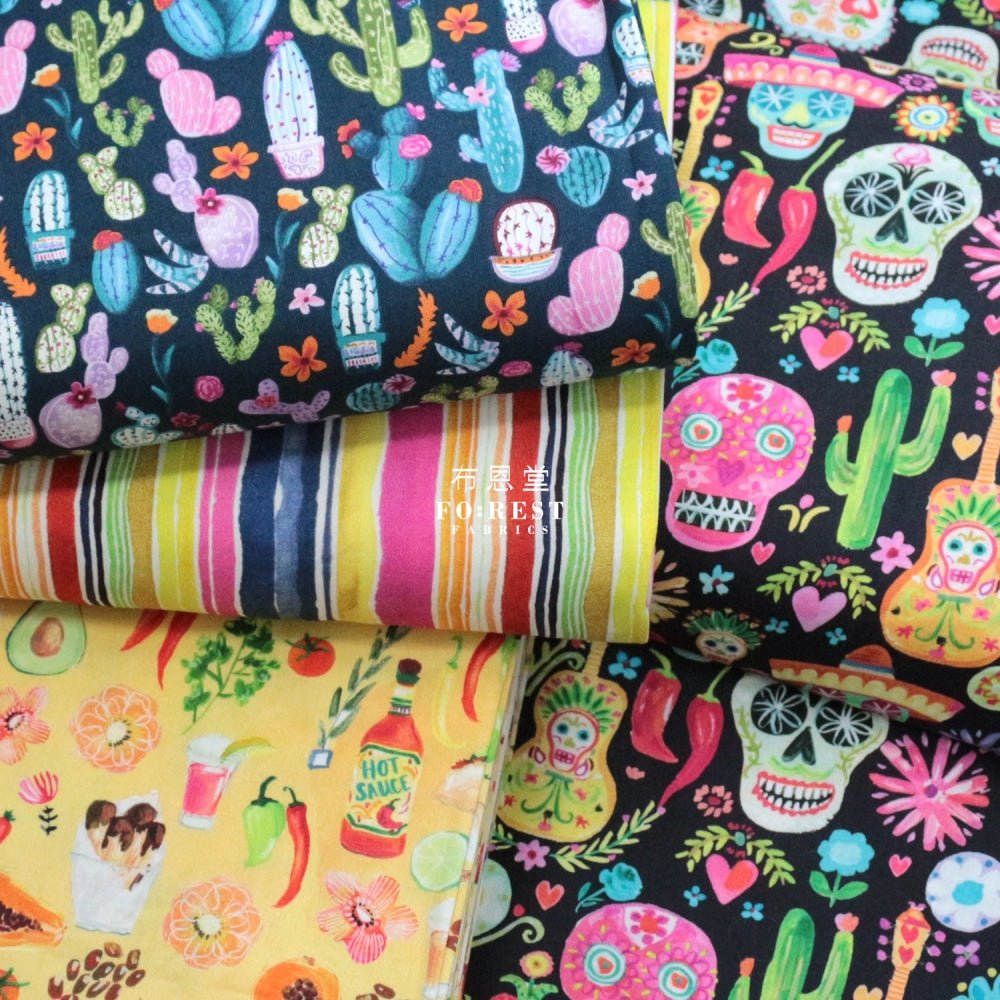 cotton - VIVA MEXICO COCO fabric - FO:REST Fabric 布恩堂Liberty fabrictana lawnjapanese fabricykk zipper