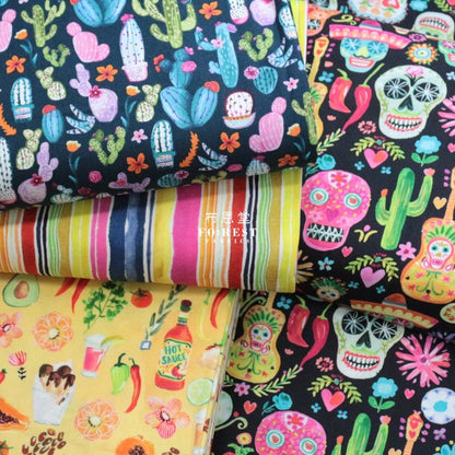 cotton - VIVA MEXICO COCO fabric - FO:REST Fabric 布恩堂Liberty fabrictana lawnjapanese fabricykk zipper