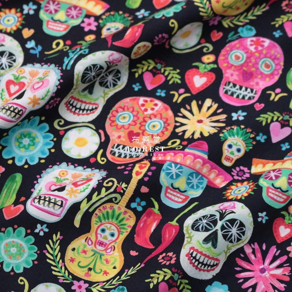 cotton - VIVA MEXICO COCO fabric - FO:REST Fabric 布恩堂Liberty fabrictana lawnjapanese fabricykk zipper