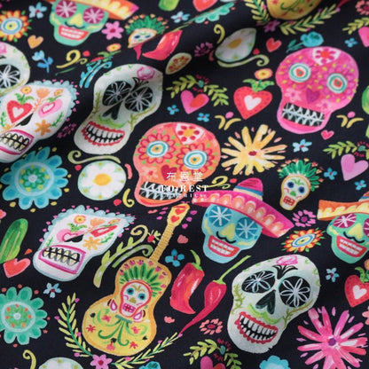cotton - VIVA MEXICO COCO fabric - FO:REST Fabric 布恩堂Liberty fabrictana lawnjapanese fabricykk zipper