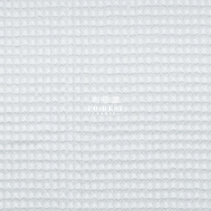 Cotton - Waffle Fabric White