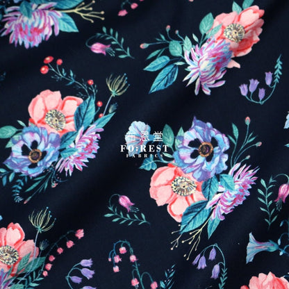 cotton - Wild Bouquet fabric - FO:REST Fabric 布恩堂Liberty fabrictana lawnjapanese fabricykk zipper