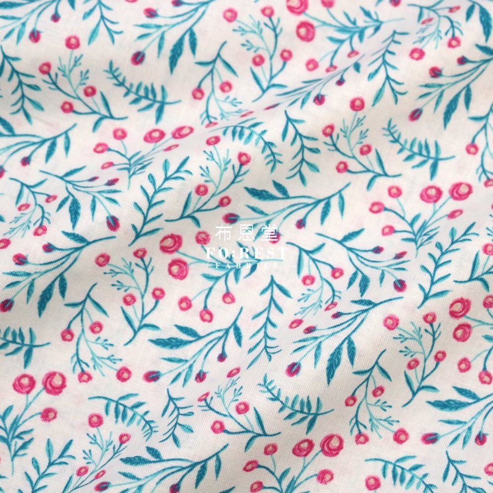 cotton - Wild Springs fabric Pear - FO:REST Fabric 布恩堂Liberty fabrictana lawnjapanese fabricykk zipper