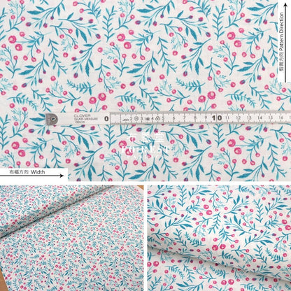 cotton - Wild Springs fabric Pear - FO:REST Fabric 布恩堂Liberty fabrictana lawnjapanese fabricykk zipper
