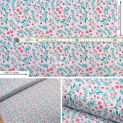 cotton - Wild Springs fabric Purple - FO:REST Fabric 布恩堂Liberty fabrictana lawnjapanese fabricykk zipper