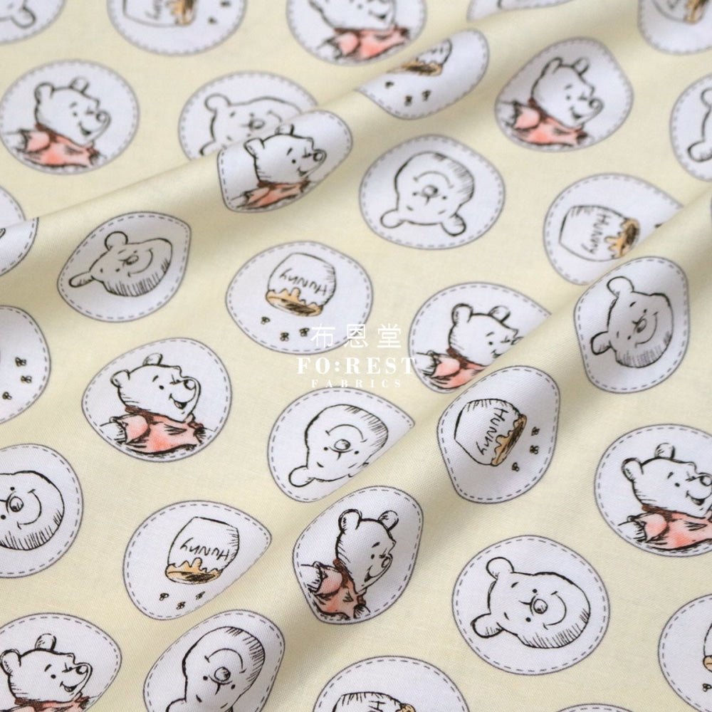cotton - Winnie the Pooh Family fabric (member) - FO:REST Fabric 布恩堂Liberty fabrictana lawnjapanese fabricykk zipper