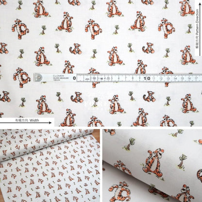 cotton - Winnie the Pooh Family fabric (member) - FO:REST Fabric 布恩堂Liberty fabrictana lawnjapanese fabricykk zipper