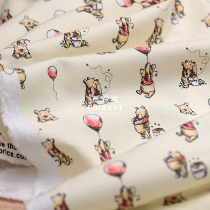 cotton - Winnie the Pooh Family fabric (member) - FO:REST Fabric 布恩堂Liberty fabrictana lawnjapanese fabricykk zipper