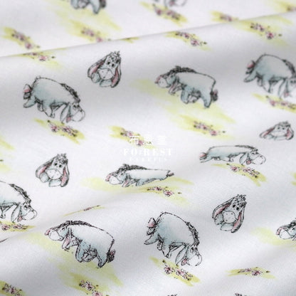 Cotton - Winnin The Pooh Family Fabric (Member) Eeyore