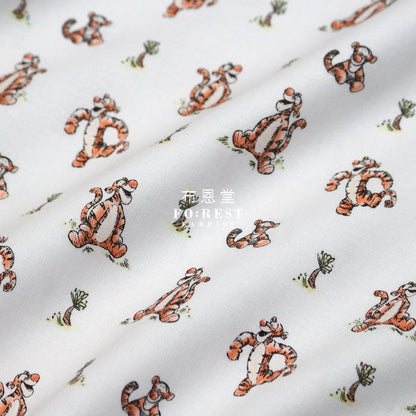 Cotton - Winnin The Pooh Family Fabric (Member) Tigger