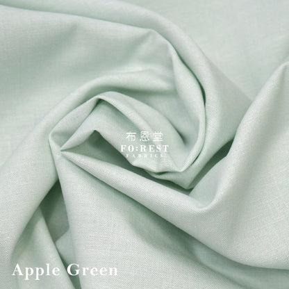 Cotton Yarn Dyed - Solid Fabric Apple Green