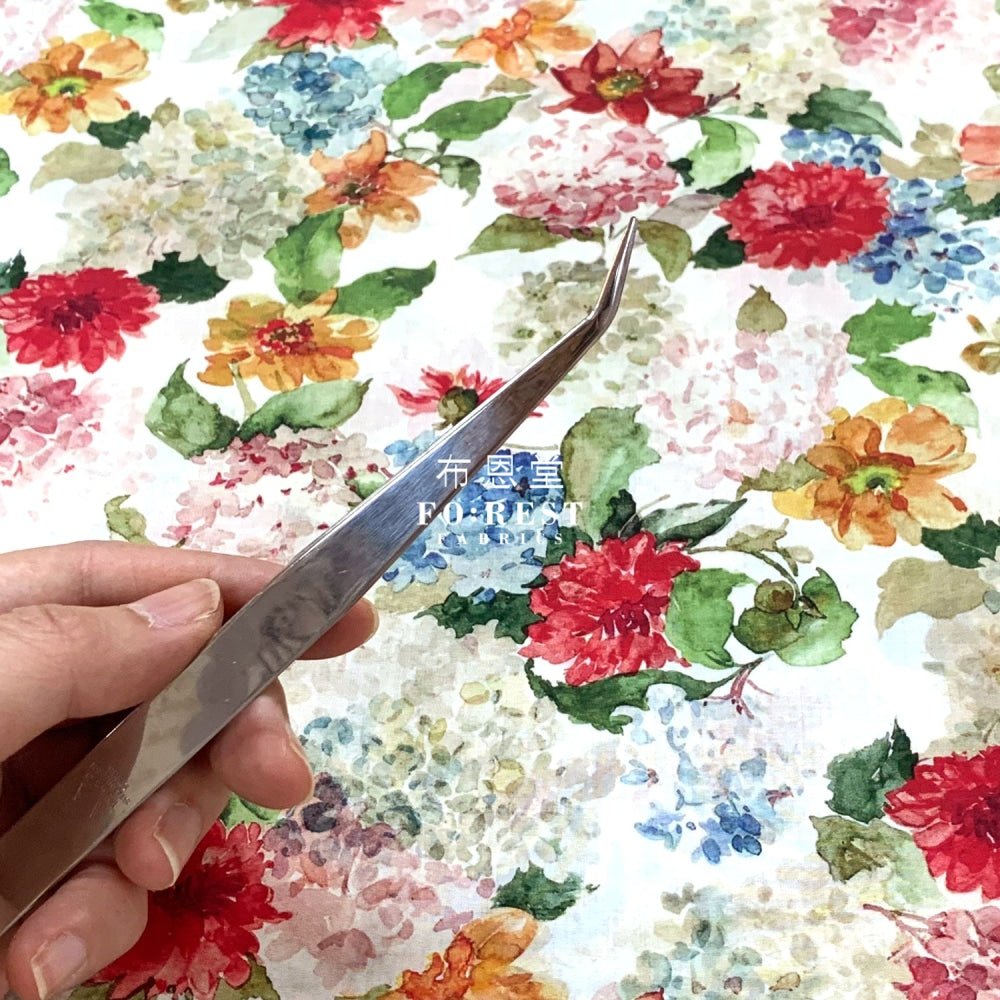 Craft Tweezers Curved Tip 車縫攝 鉗 - FO:REST Fabric 布恩堂Liberty fabrictana lawnjapanese fabricykk zipper