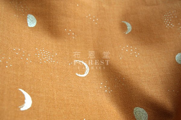C+S - cotton - Moon Phase fabric - FO:REST Fabric 布恩堂Liberty fabrictana lawnjapanese fabricykk zipper
