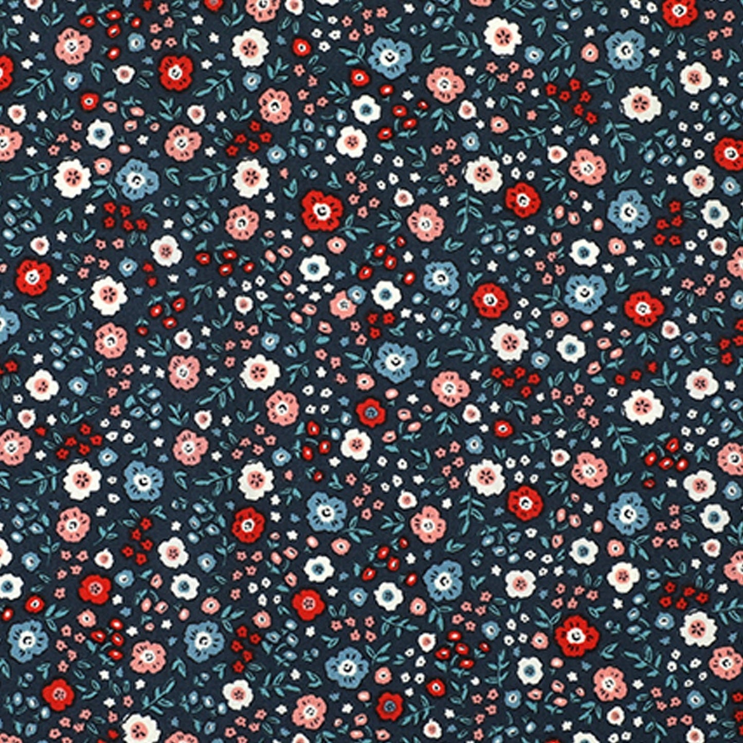 Dailylike cotton - Calm Flower Fabric - FO:REST Fabric 布恩堂Liberty fabrictana lawnjapanese fabricykk zipper